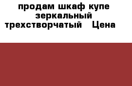 продам шкаф-купе зеркальный трехстворчатый › Цена ­ 15 000 - Все города Мебель, интерьер » Шкафы, купе   . Тверская обл.,Удомля г.